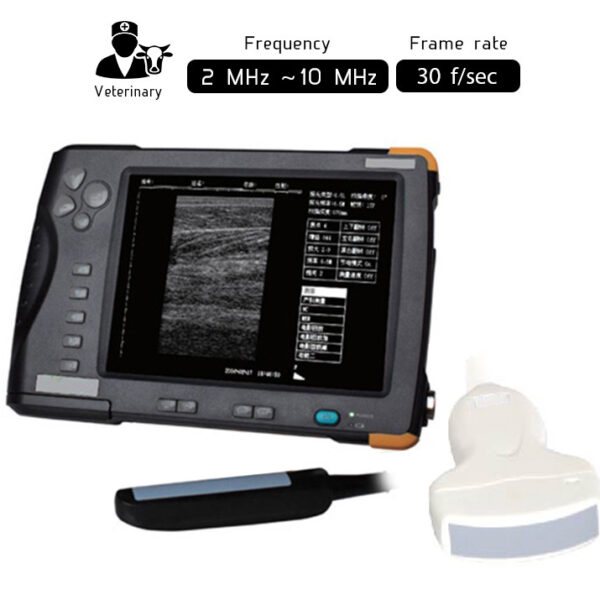Escáner De Ultrasonido Veterinario Portátil – Inalámbrico, Sonda De 3.5 MHz, Para Diagnóstico De Embarazo En Cerdos, Ovejas Y Cabras